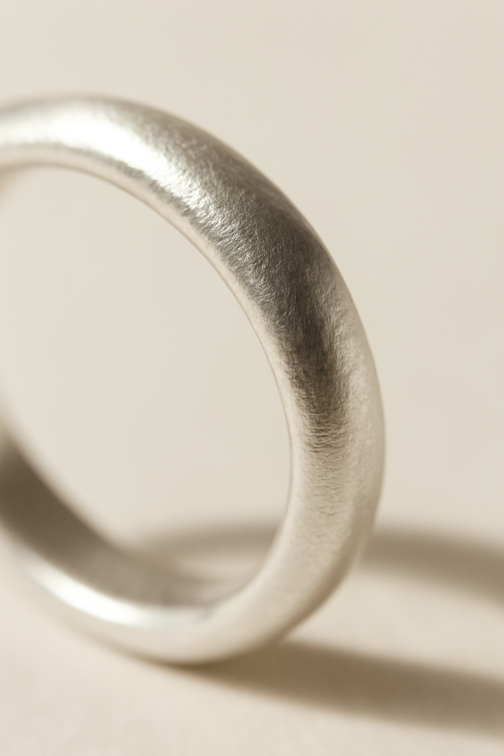 Levant Hammered Silver Ring