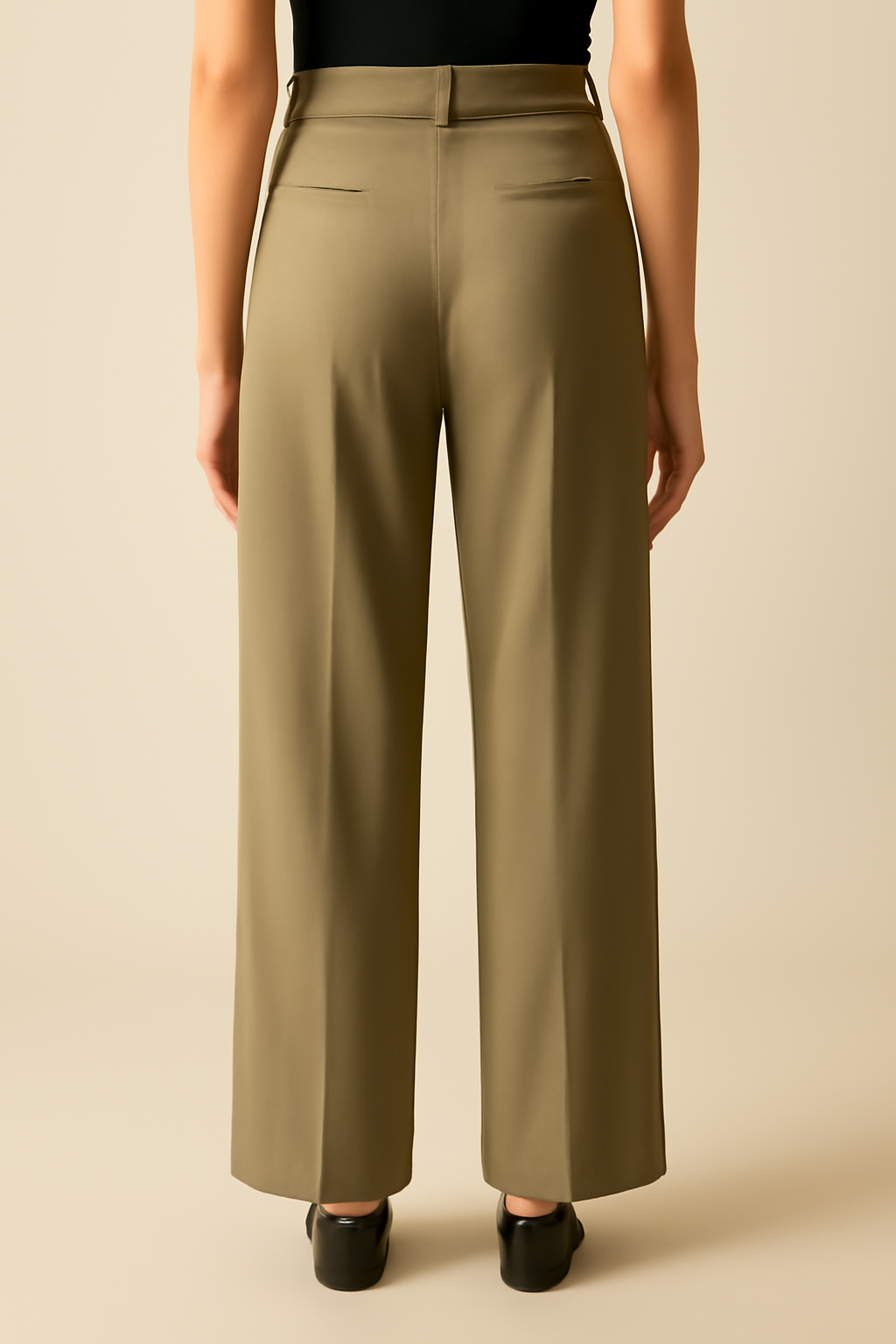 Levant High-Rise Linen Wide-Leg Trousers