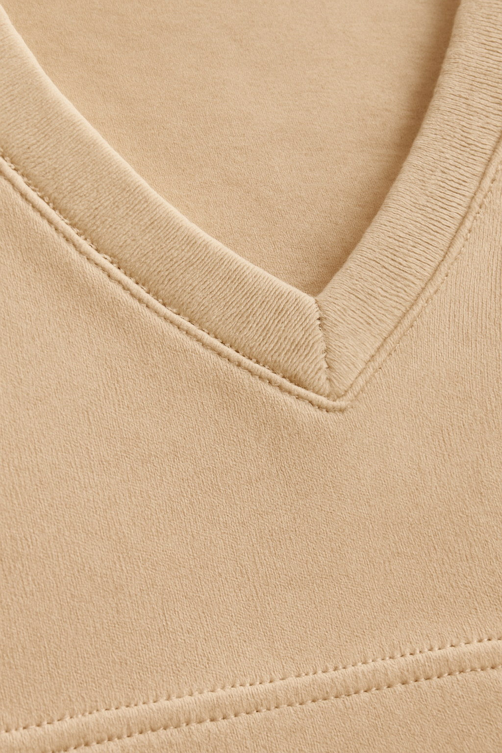 Levant Long-Sleeve Organic V-Neck Blouse