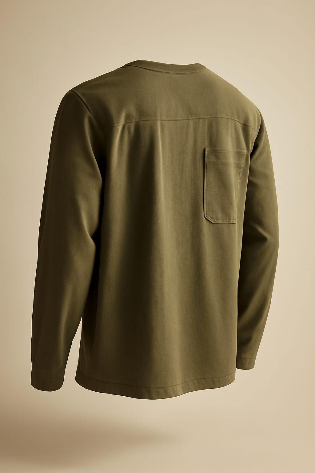 Levant Point-Collar Organic Utility Shirt