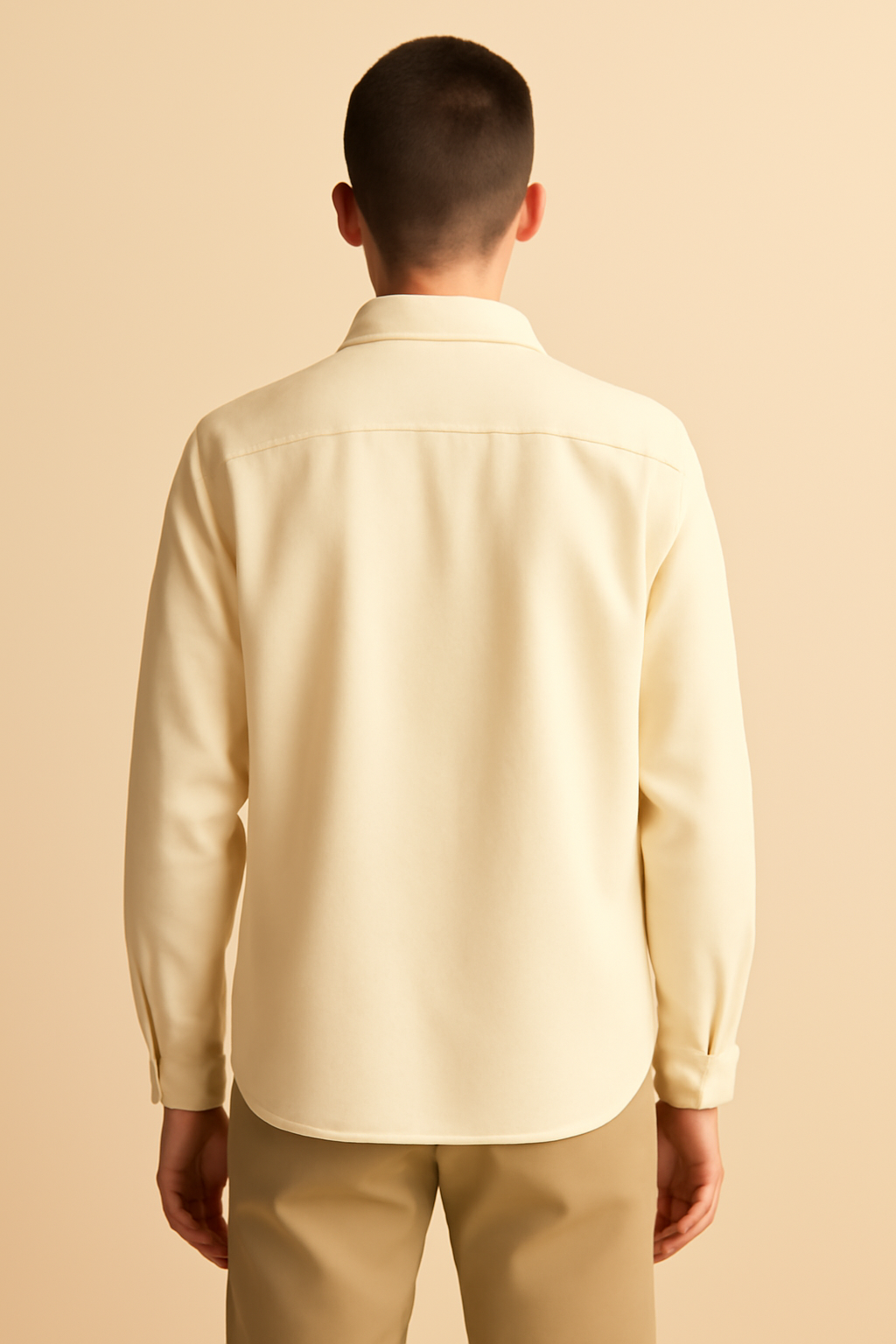 Levant Point-Collar Linen Utility Shirt