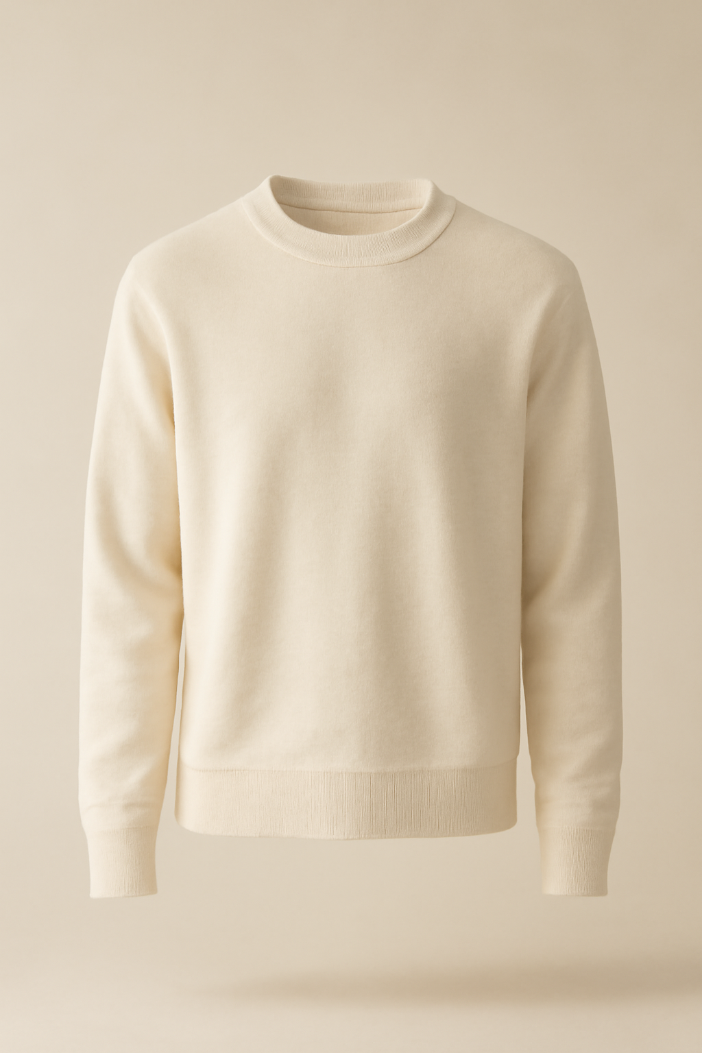 Levant Ribbed Organic Crewneck Sweater