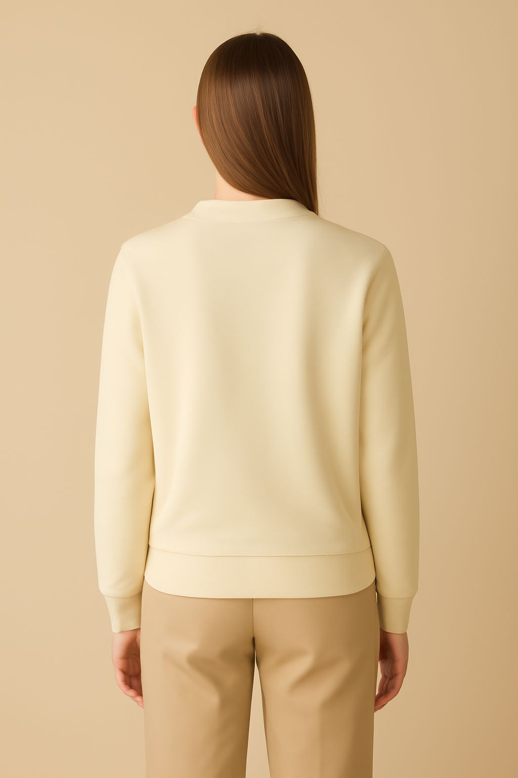 Levant Ribbed Organic Crewneck Sweater