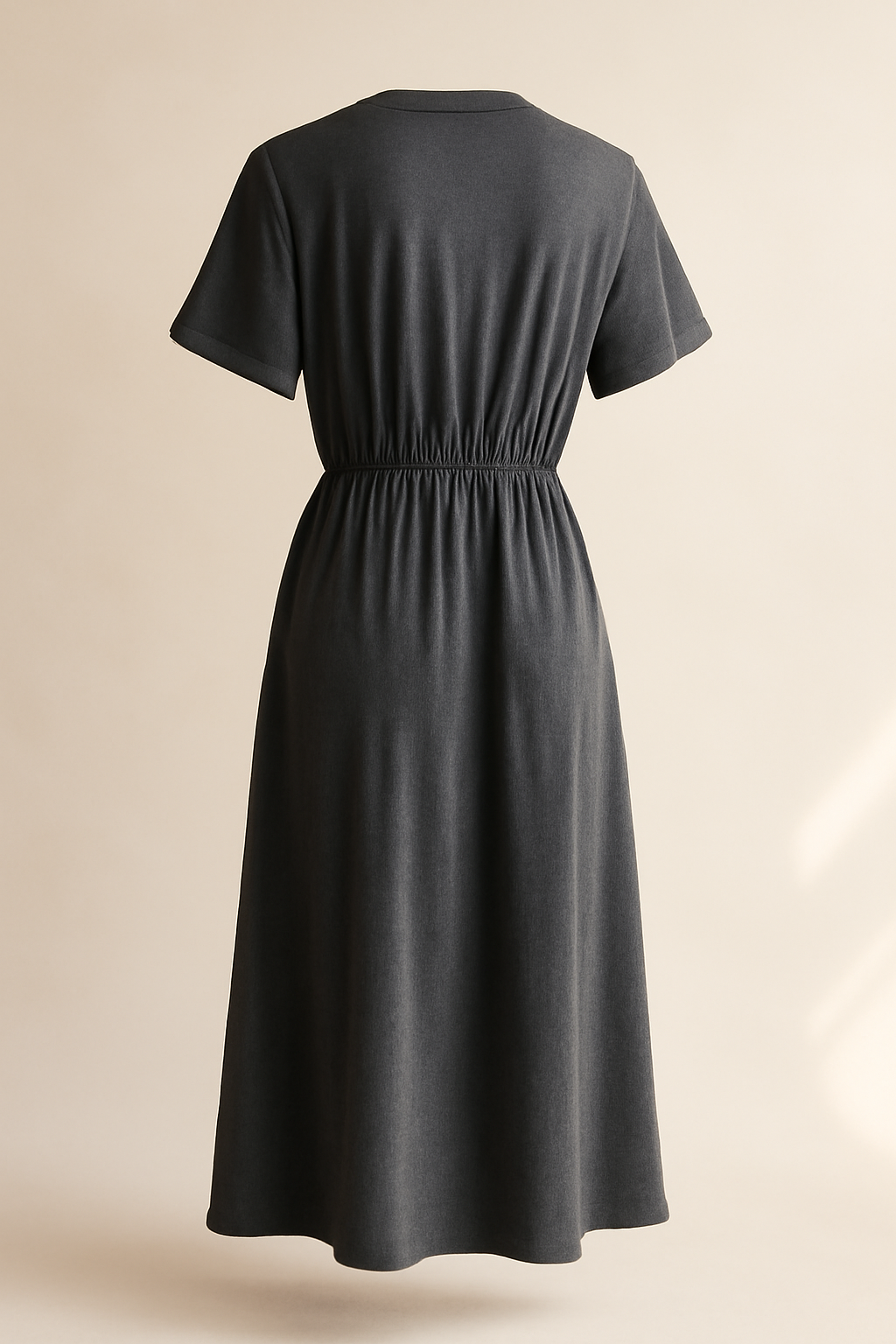 Levant Square-Neck Organic Relaxed Dress