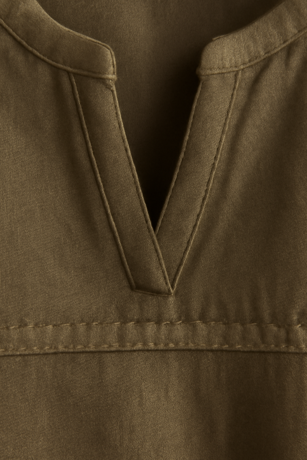 Levant Tie-Front Linen Relaxed Blouse