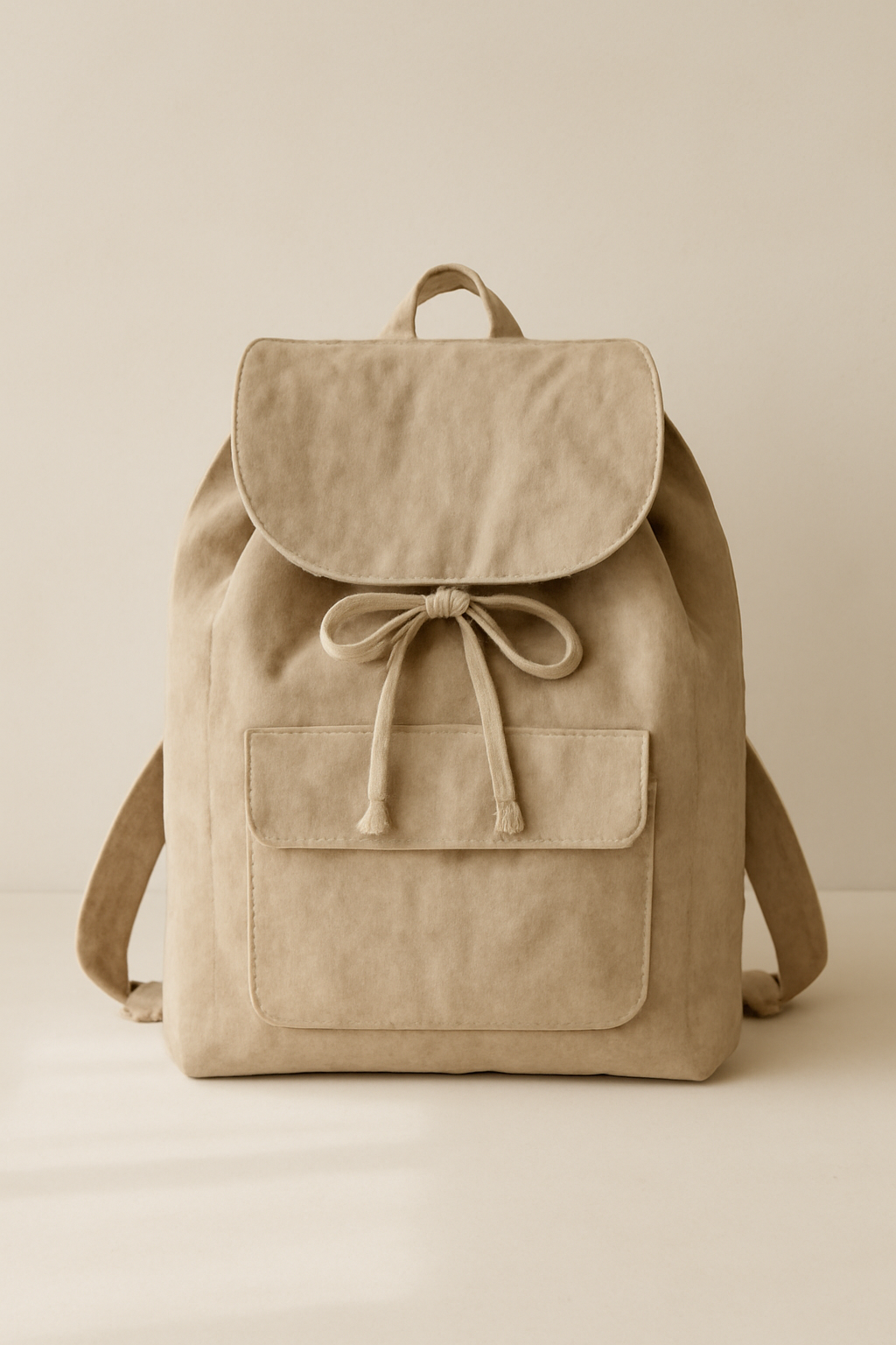 Levant Zip-Top Linen Backpack