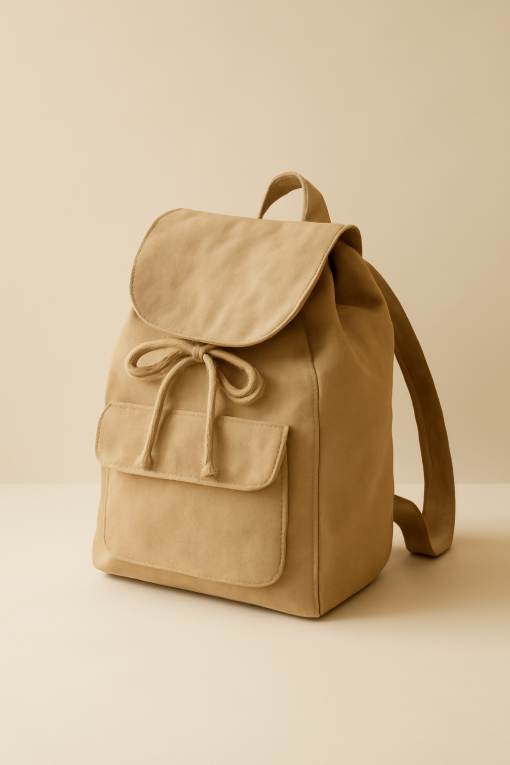 Levant Zip-Top Linen Backpack