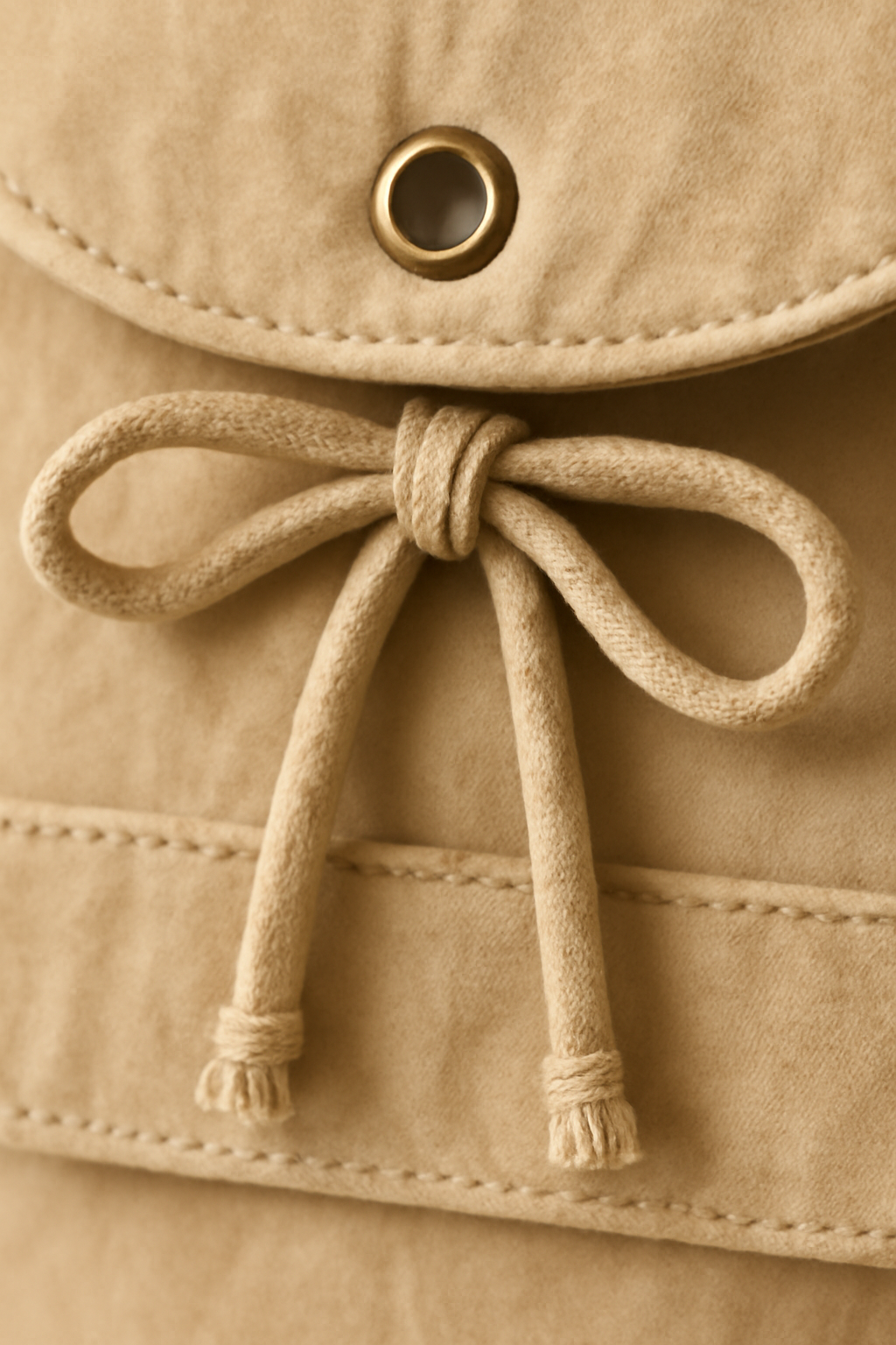 Levant Zip-Top Linen Backpack