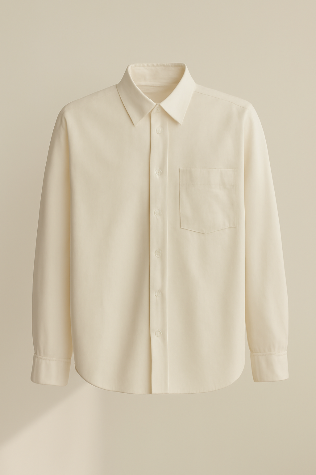 Marmara Band-Collar Cotton Classic Shirt
