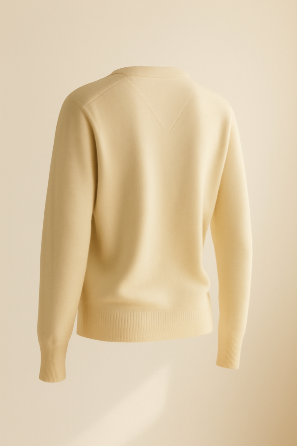 Marmara Ribbed Merino V-Neck Sweater