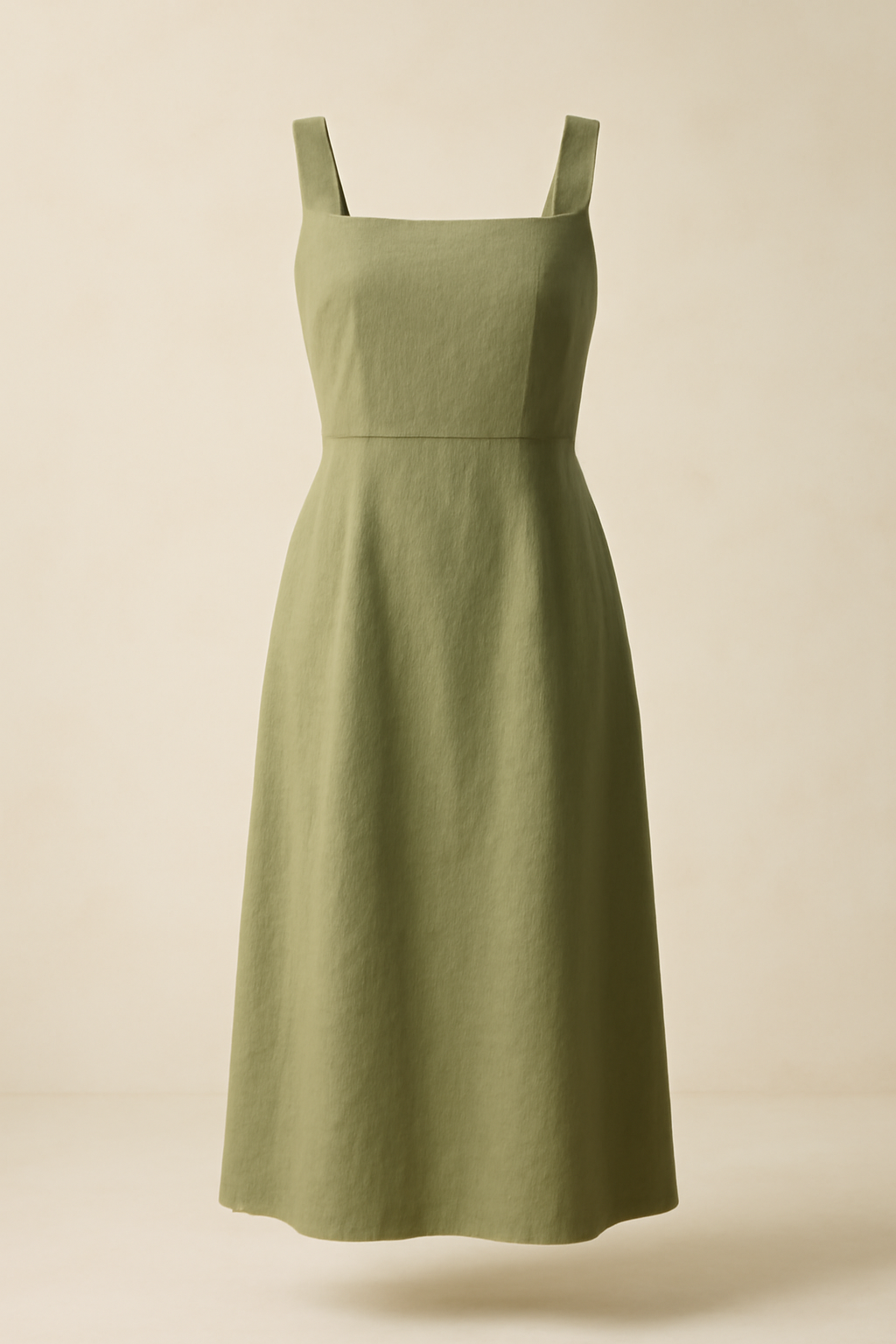 Marmara V-Neck Tencel Midi Dress