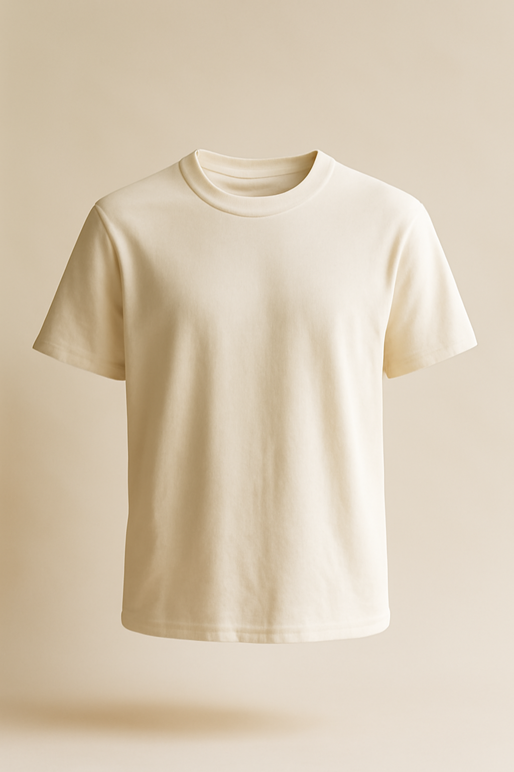 Meander Longline Cotton Crewneck Tee