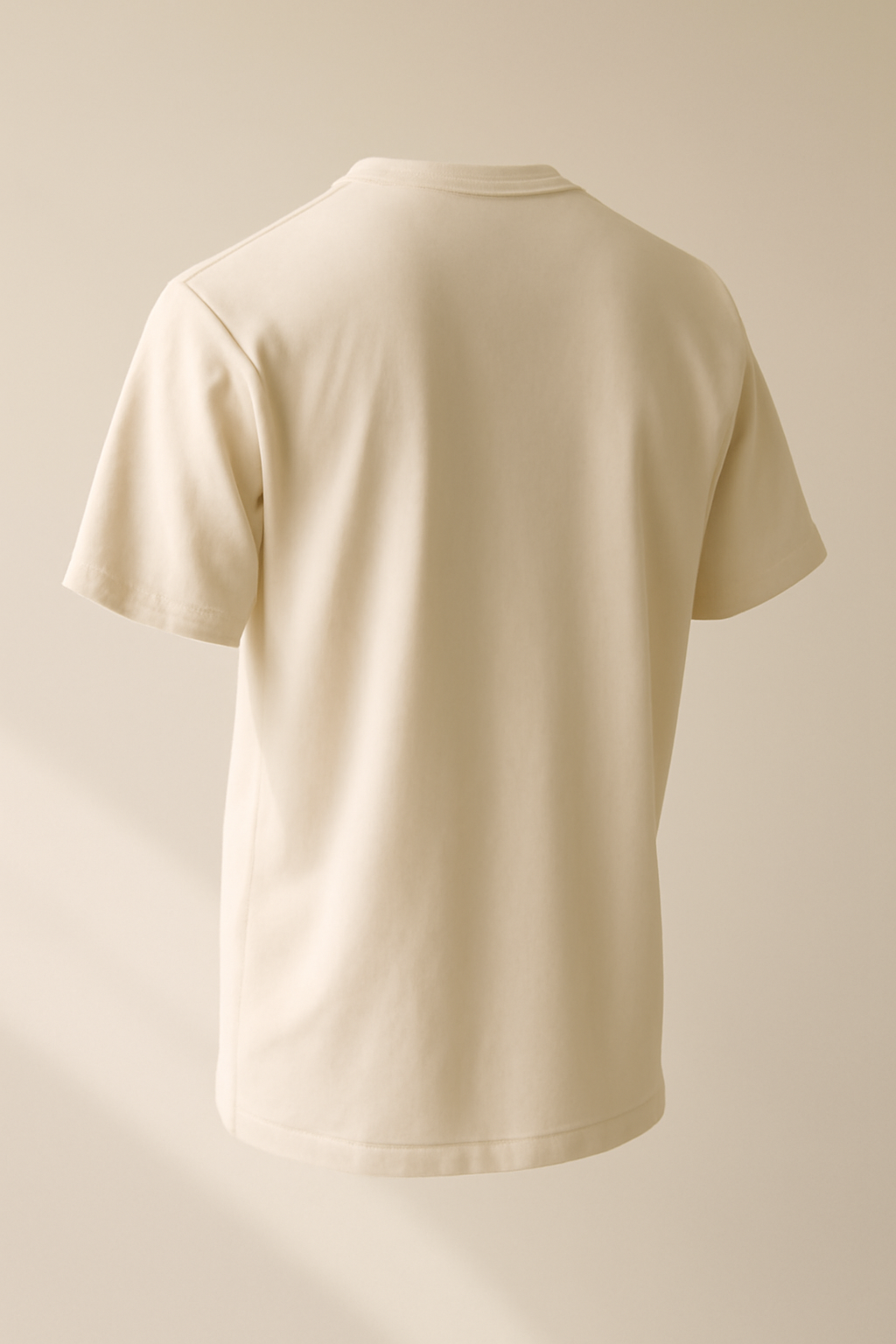 Meander Longline Cotton Crewneck Tee