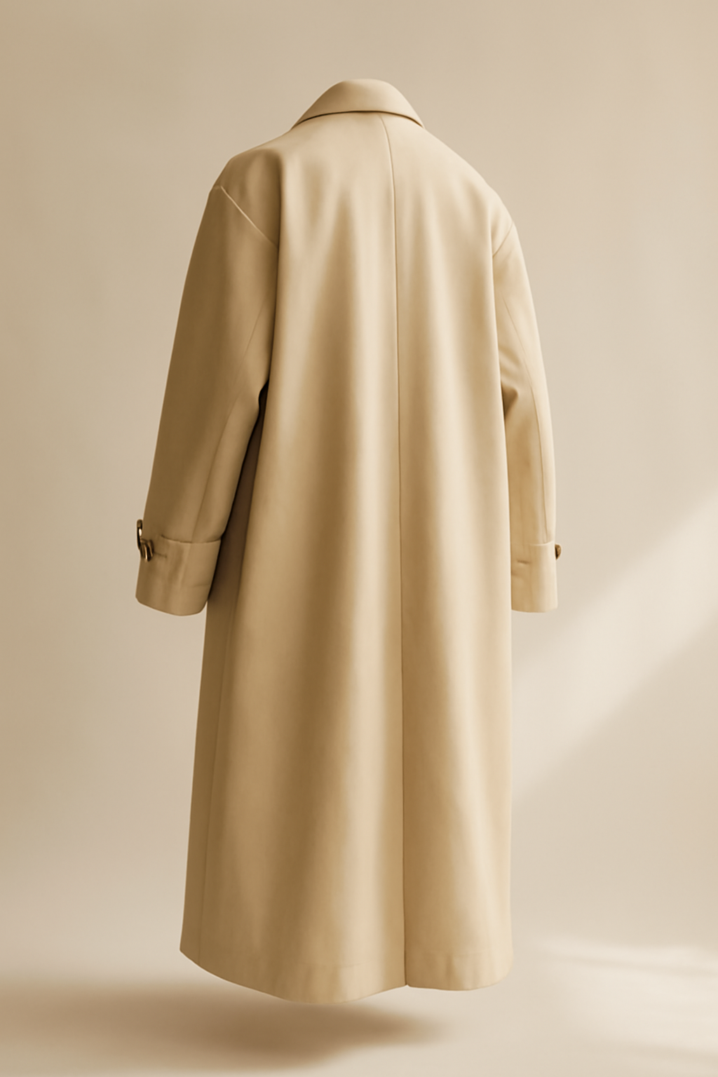 Meander Longline Gabardine Overcoat