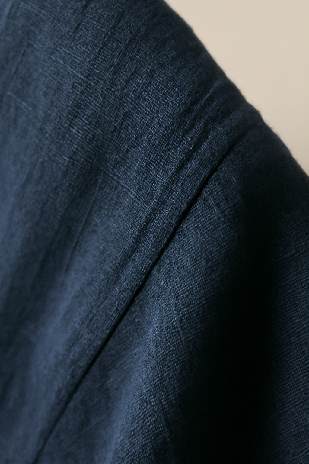 Meridian Long-Sleeve Linen Ruffled Blouse