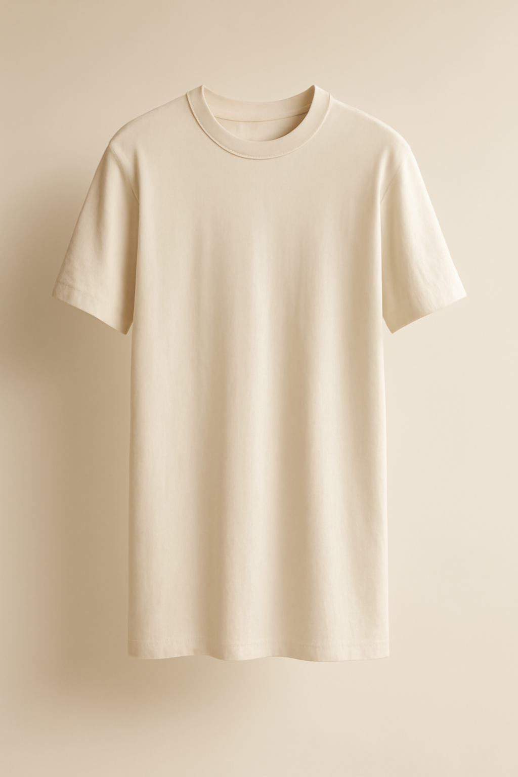 Meridian Longline Cotton Crewneck Tee
