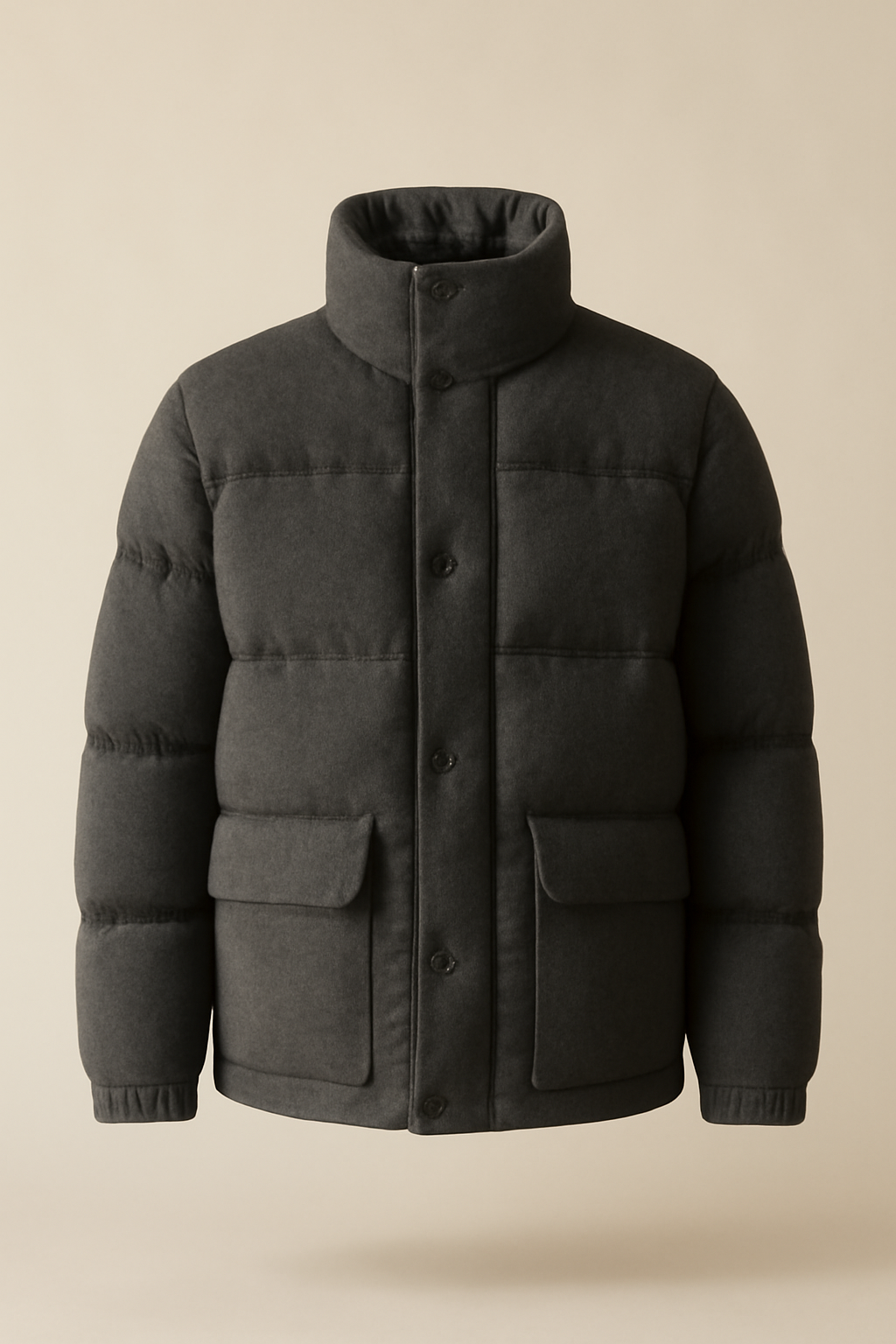 Meridian Longline Wool Puffer Jacket