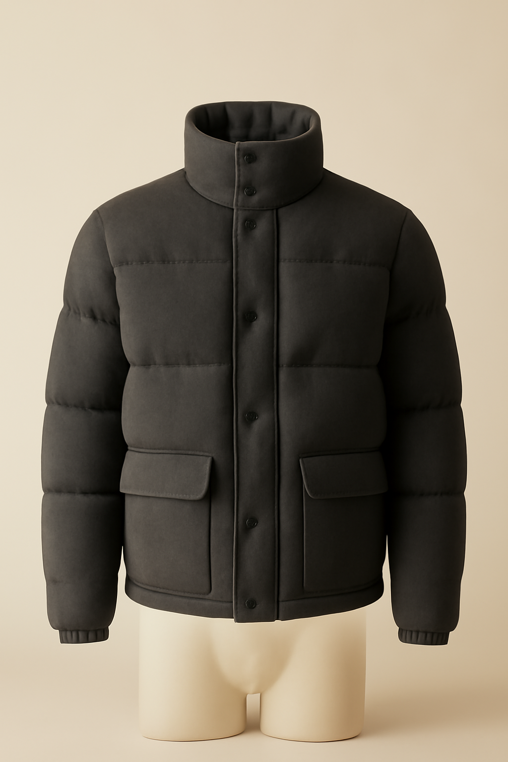 Meridian Longline Wool Puffer Jacket