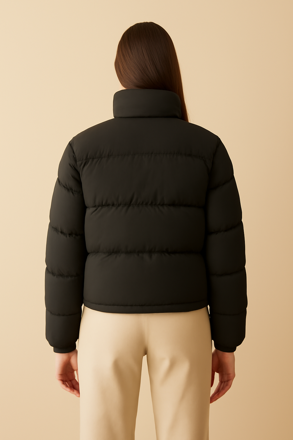 Meridian Longline Wool Puffer Jacket
