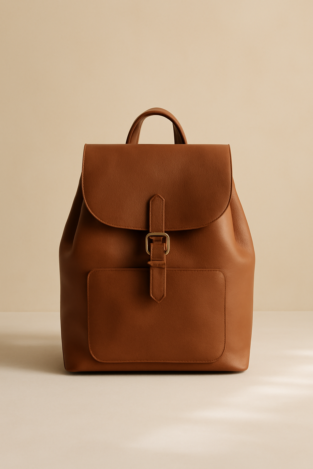 Meridian Structured Leather Backpack