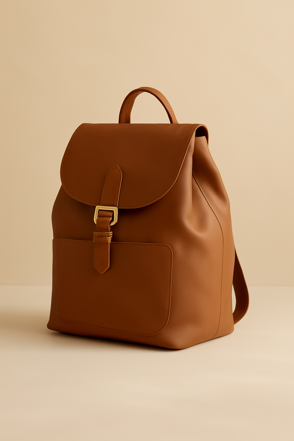 Meridian Structured Leather Backpack