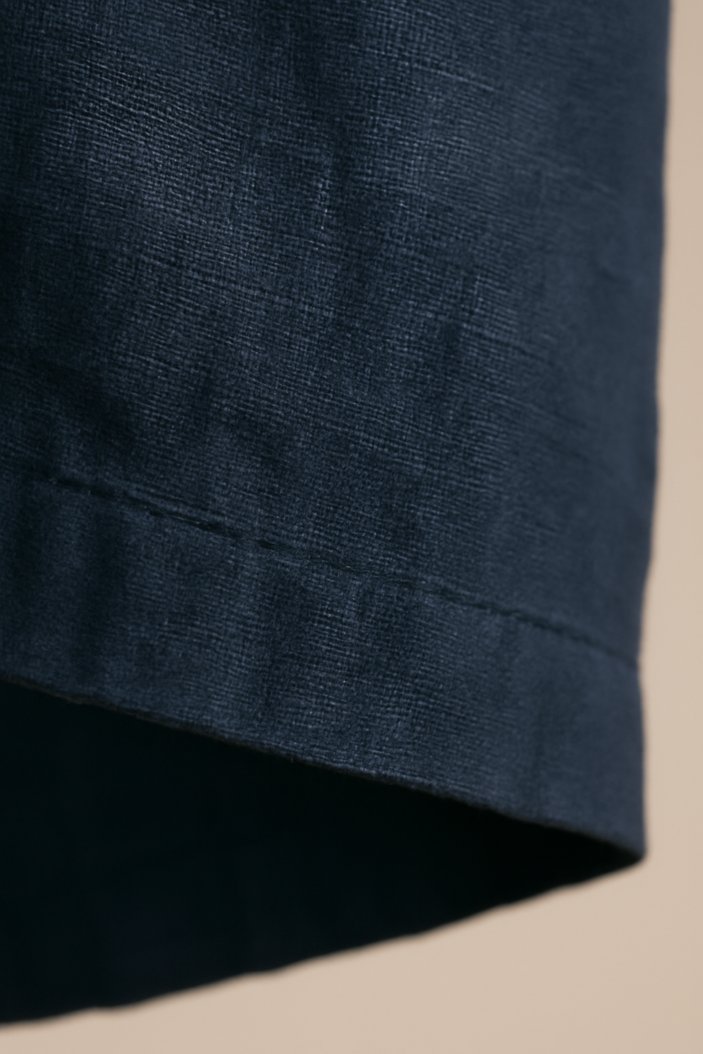 Meridian V-Neck Linen Midi Dress