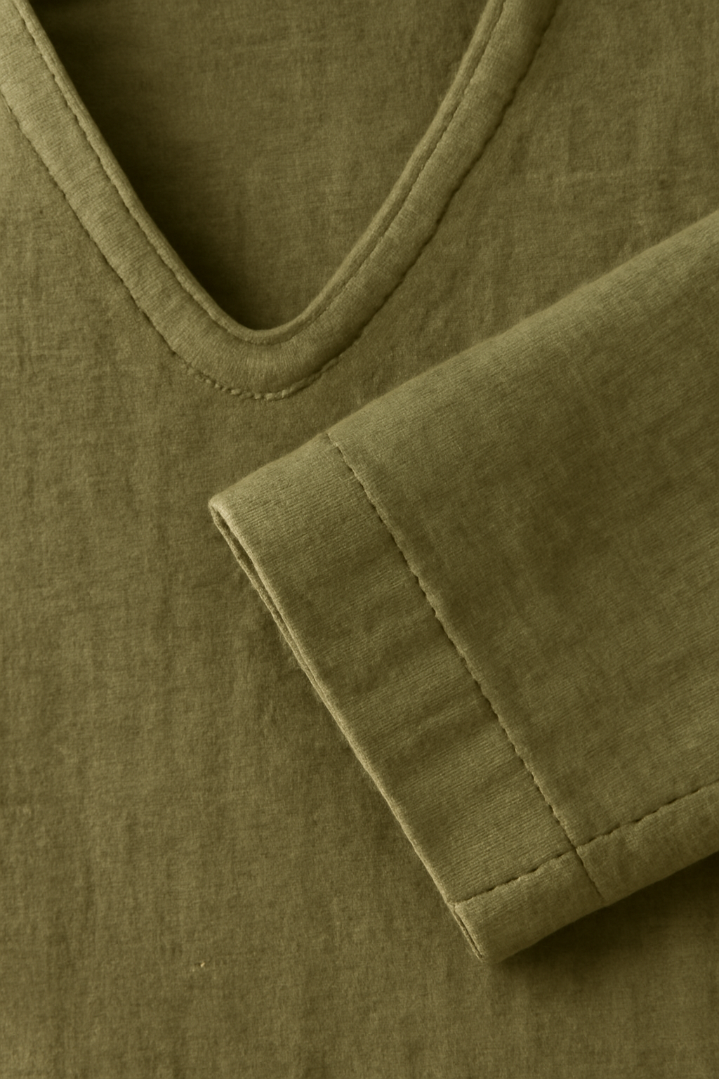 Meridian V-Neck Linen Relaxed Dress