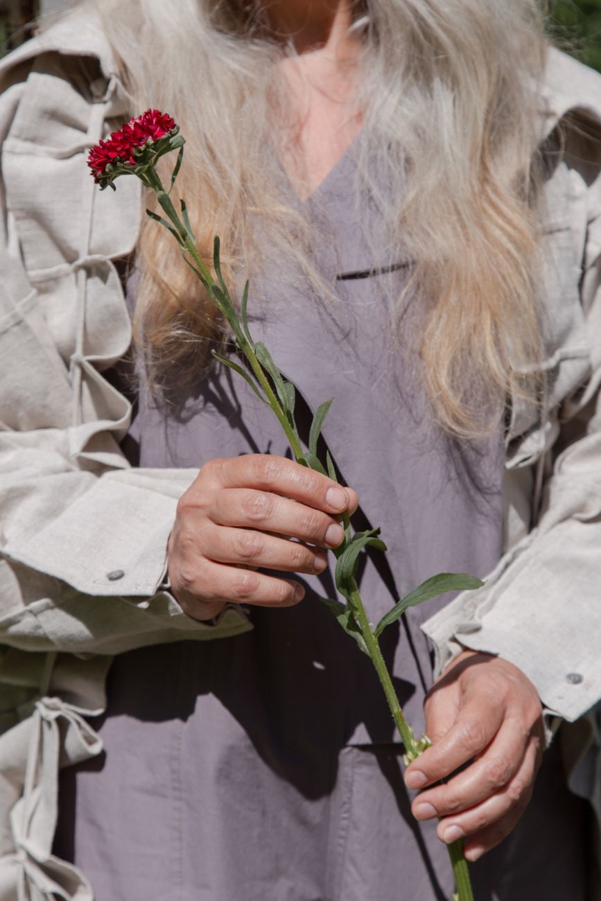 Alacati Linen Shirt Dress