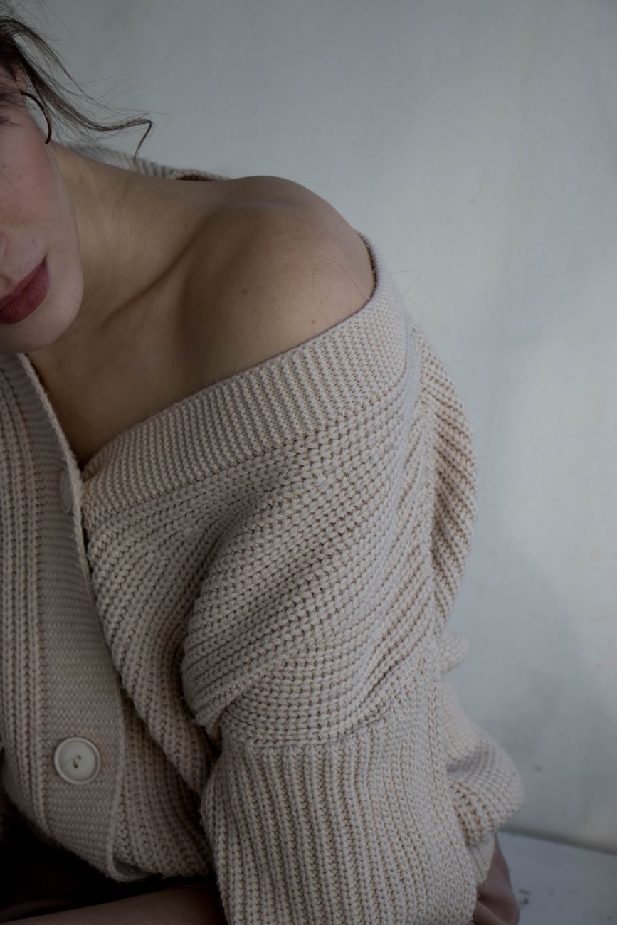 Coastal Organic V-Neck Sweater