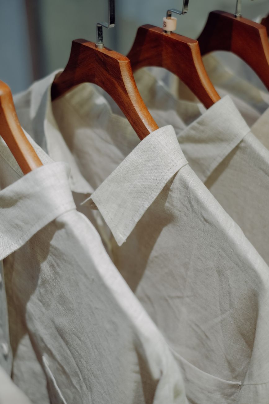 Azure Linen Classic Shirt