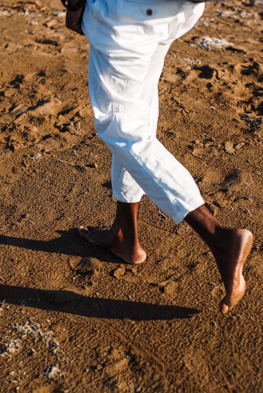 Cove Organic Wide-Leg Trousers