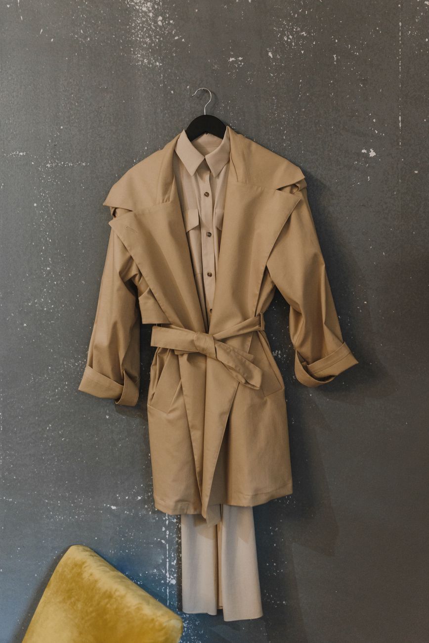Cyclades Recycled Trench Coat