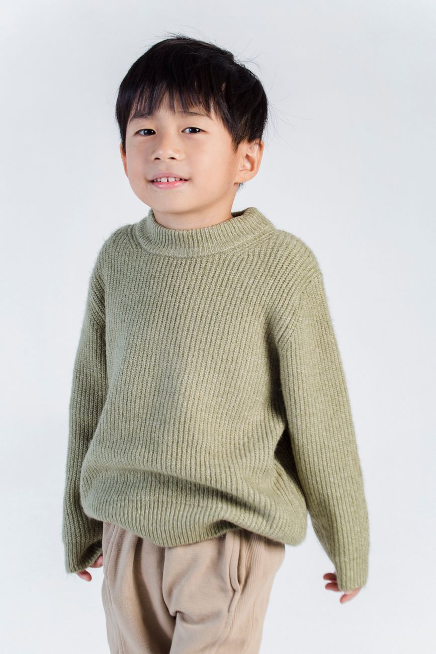 Cyclades Wool Ribbed Sweater