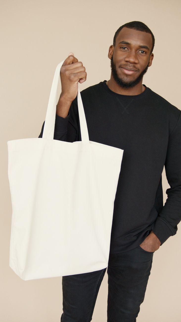 Coastal Canvas Leather Clutch