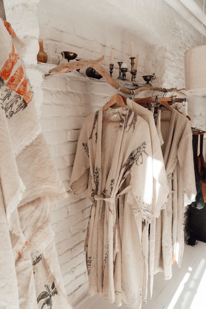 Meander Viscose Slip Dress