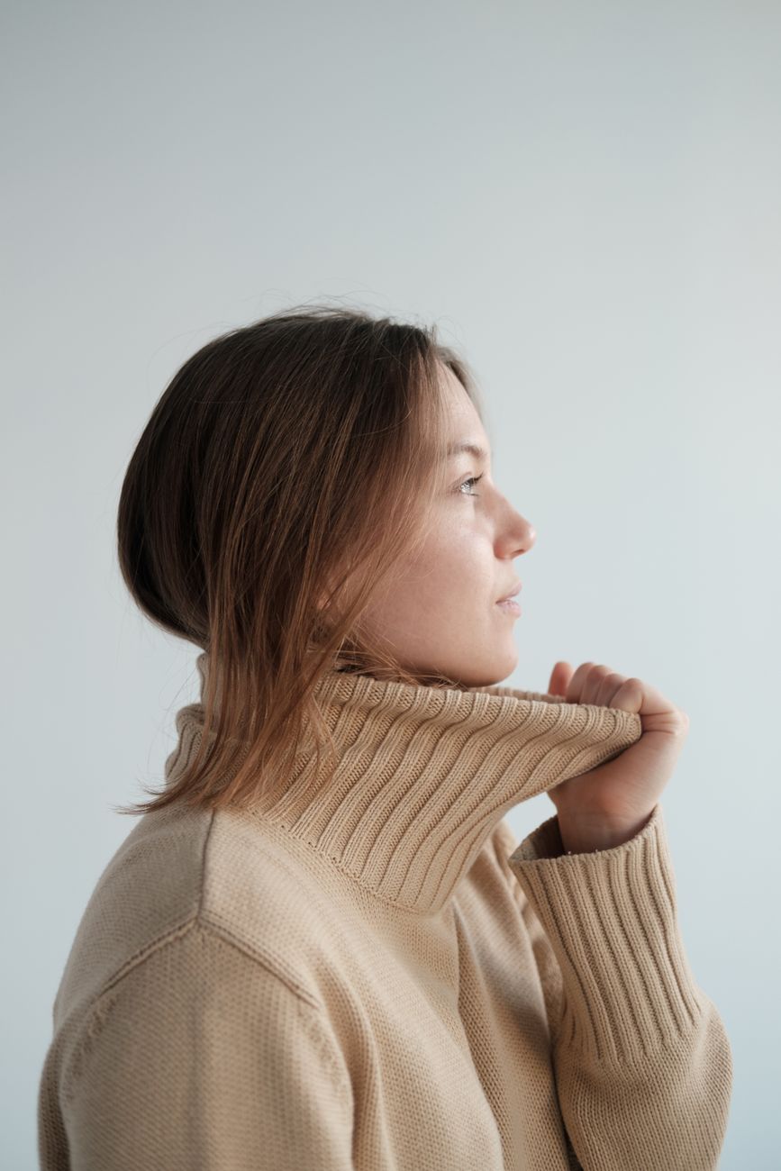Dune Wool Ribbed Sweater