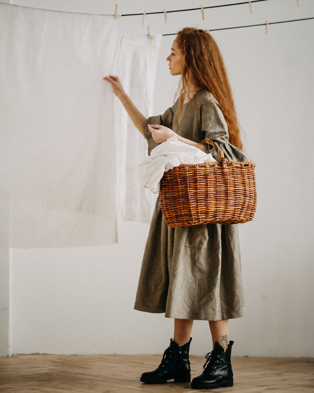 Cove Organic Wrap Dress