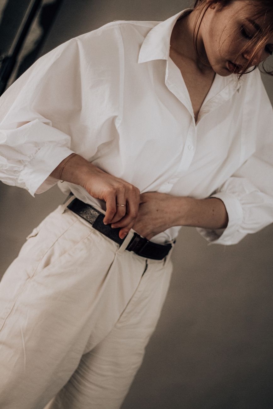 Alacati Cotton Jogger Trousers