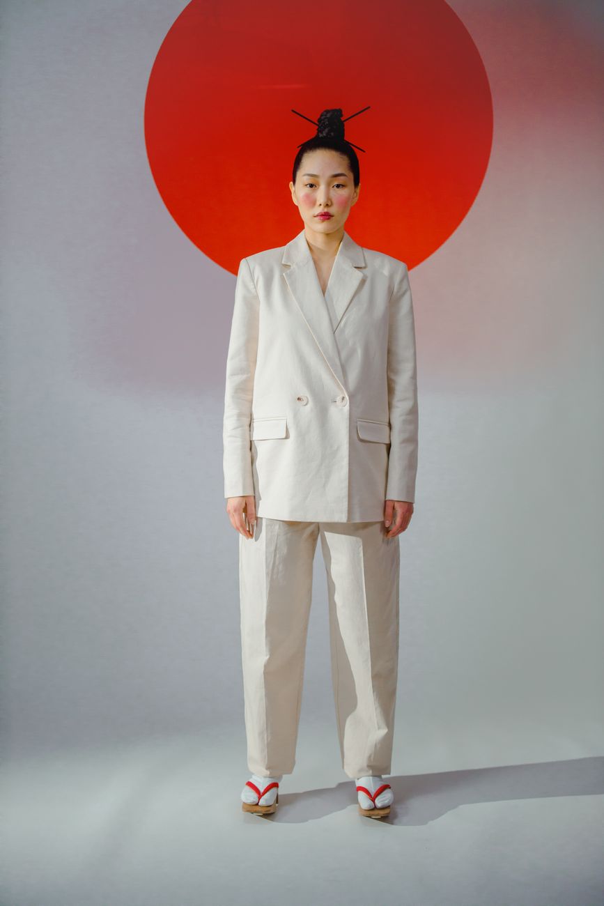 Alacati Cotton Jogger Trousers