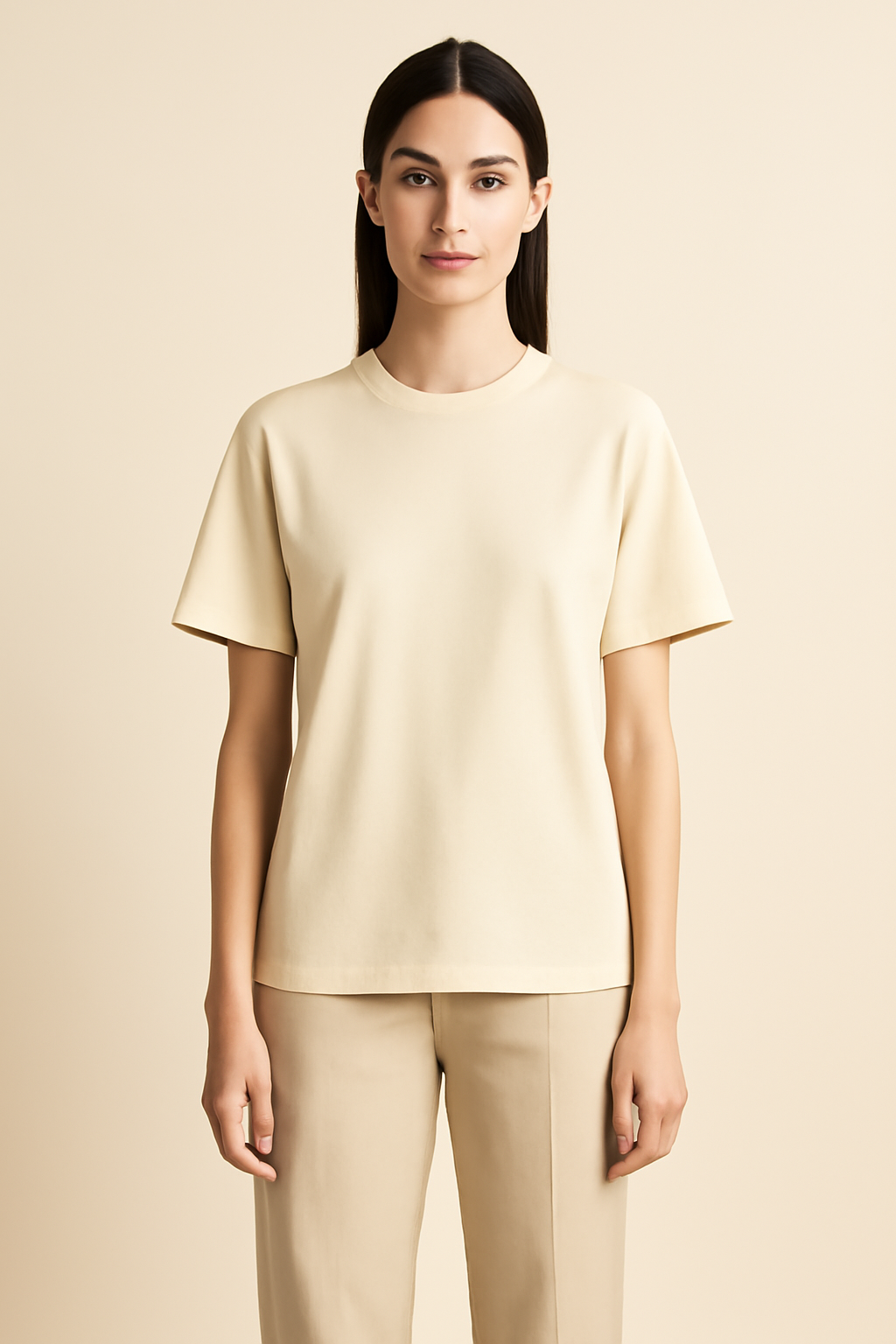 Riviera Boxy Organic Crewneck Tee