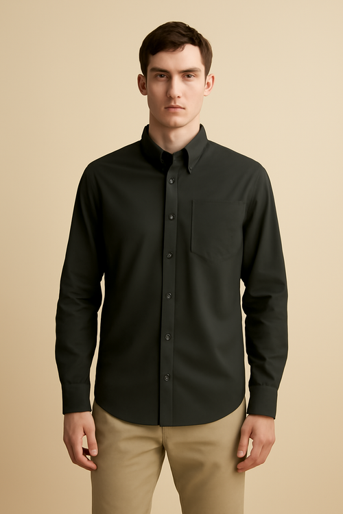 Riviera Button-Down Cotton Everyday Shirt