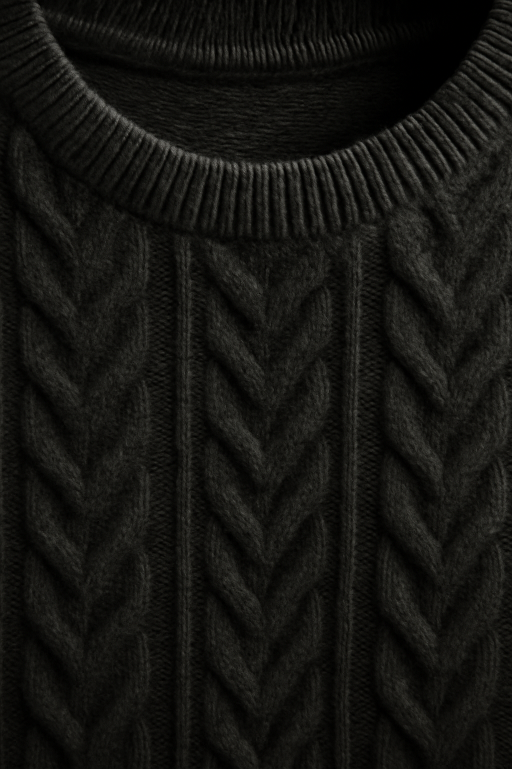 Riviera Cable-Knit Wool Ribbed Sweater