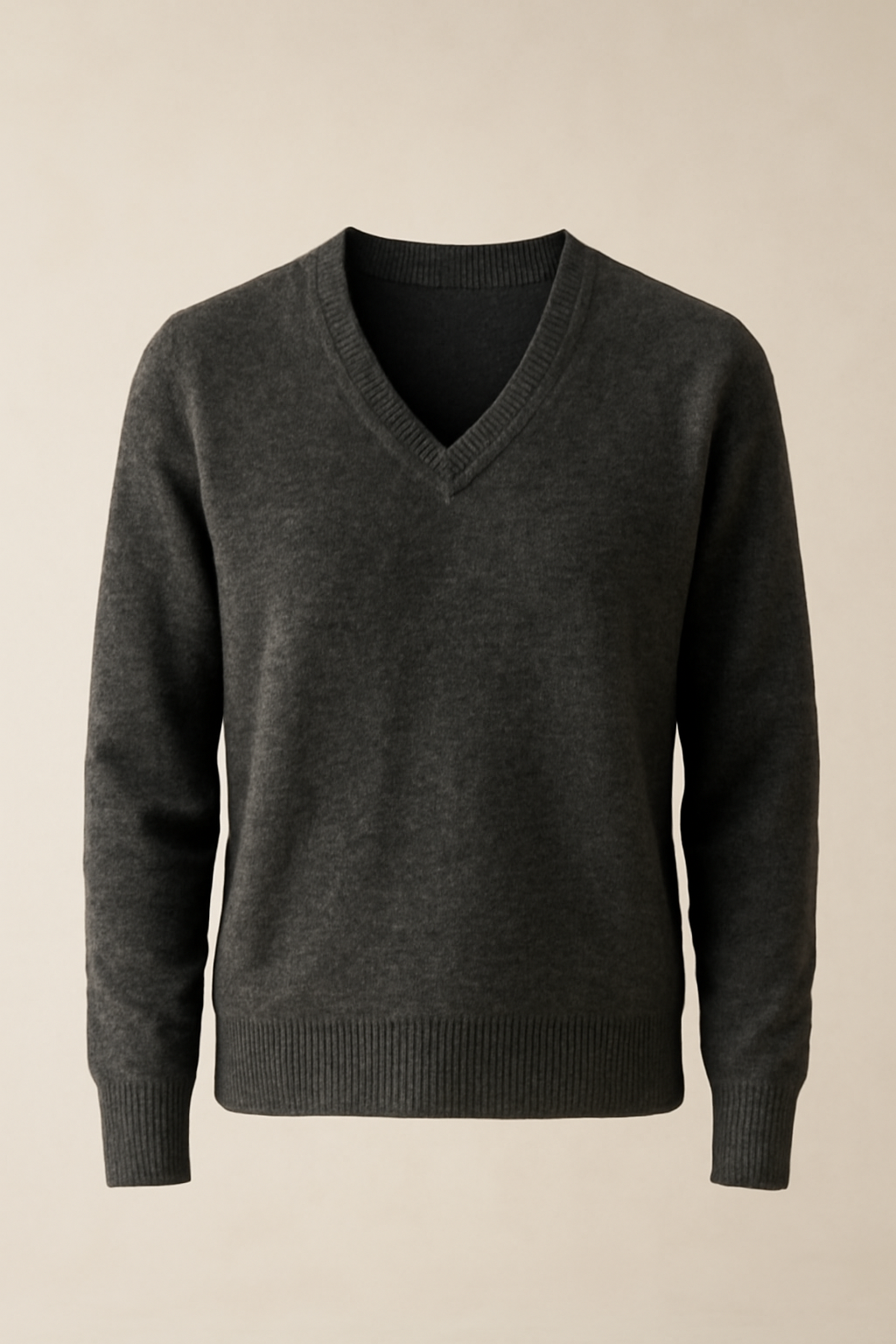 Riviera Cable-Knit Wool V-Neck Sweater