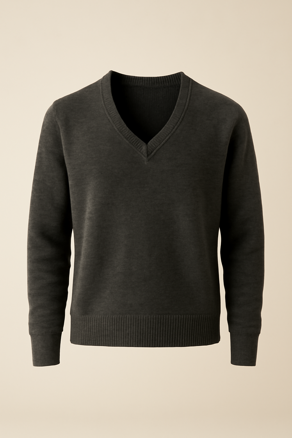 Riviera Cable-Knit Wool V-Neck Sweater