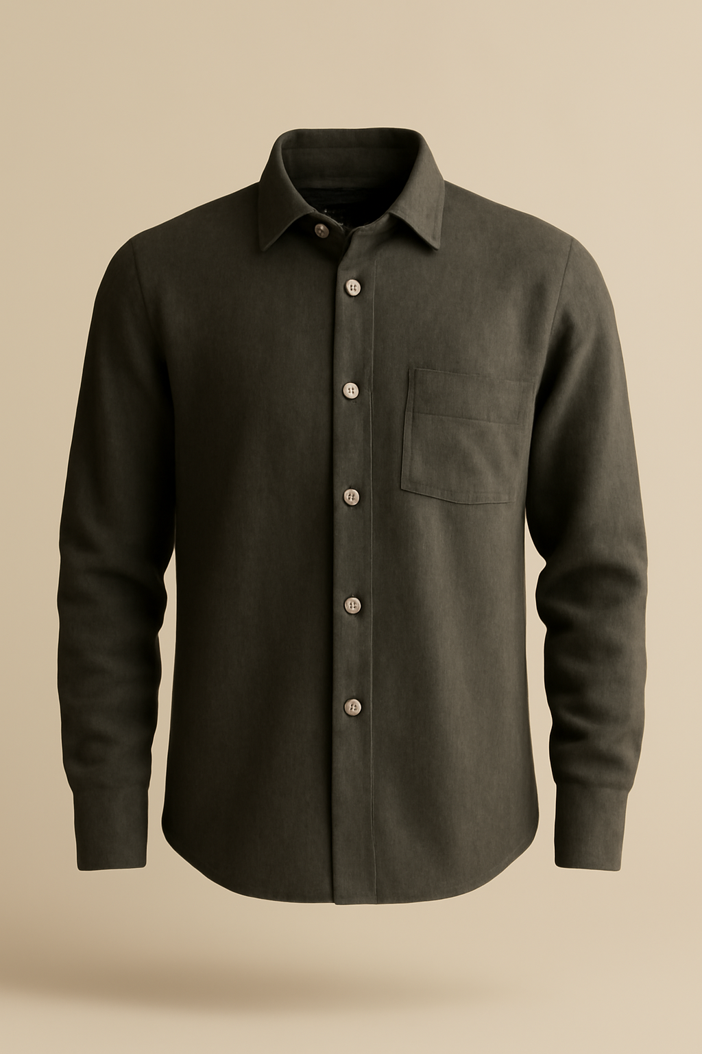 Riviera Camp-Collar Linen Everyday Shirt