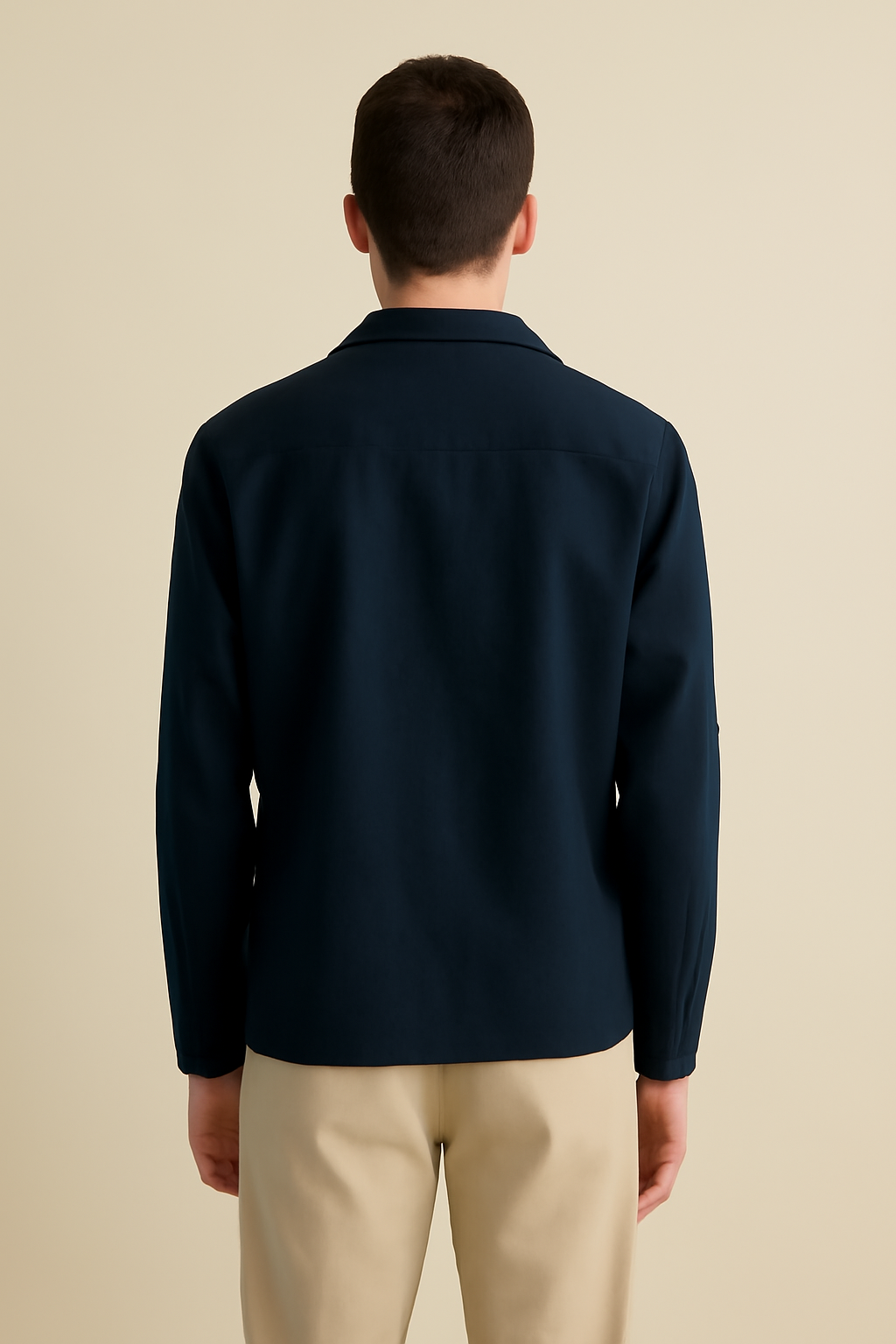 Riviera Camp-Collar Linen Oversize Shirt