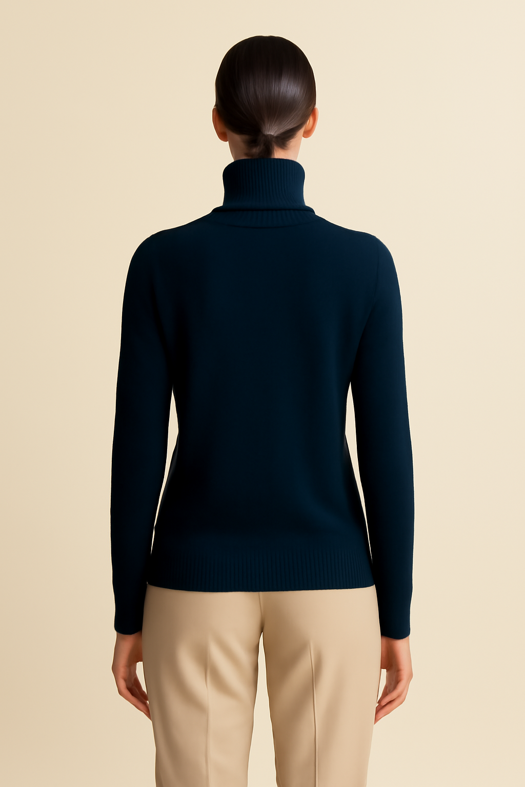 Riviera Chunky Wool Turtleneck Sweater