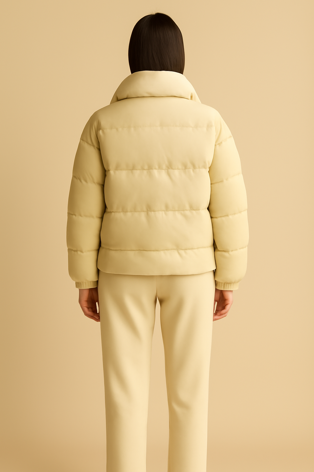 Riviera Double-Breasted Recycled Puffer Jacket