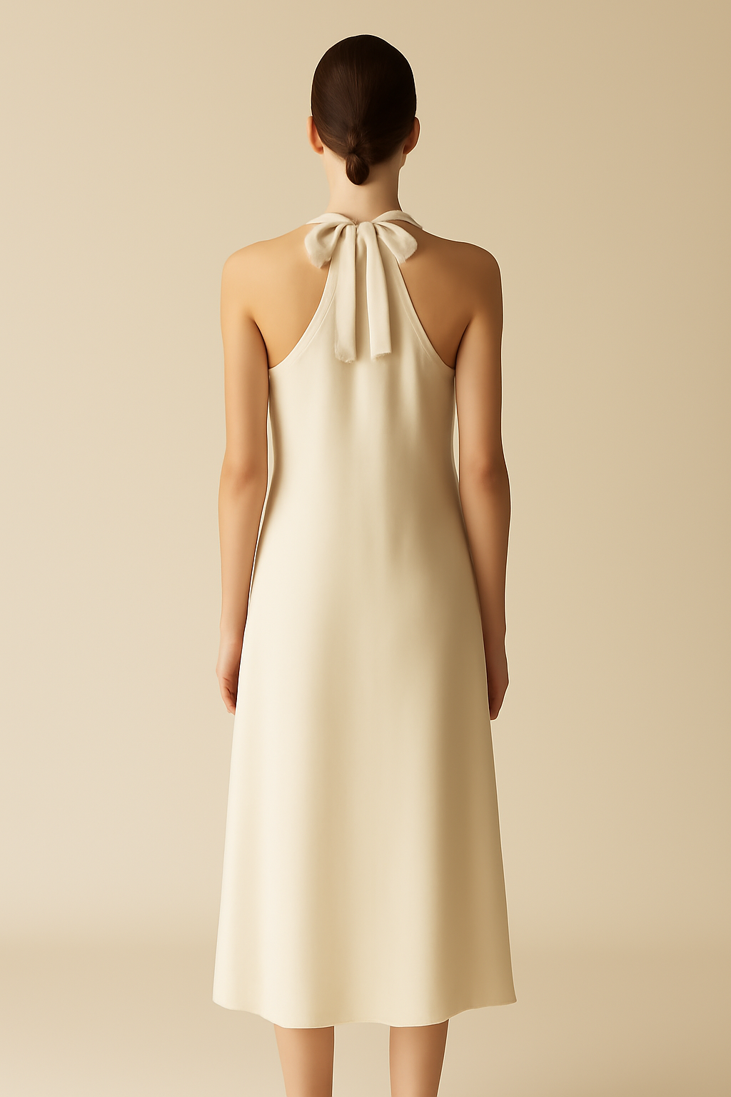 Riviera Halterneck Tencel Relaxed Dress