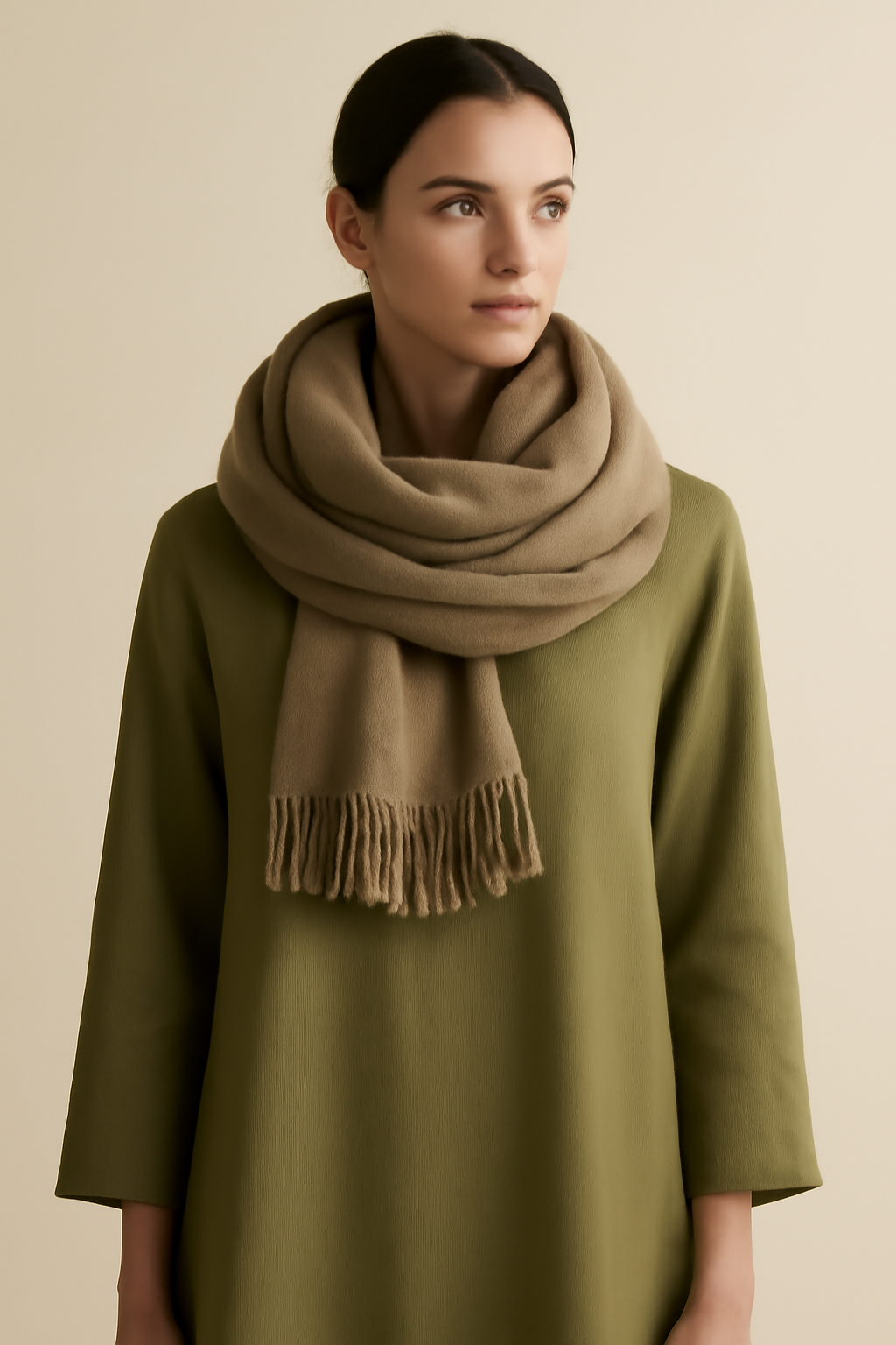 Riviera Oversized Wool Foulard
